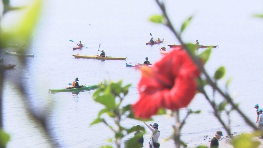 潮風感じて！シーカヤックマラソン大会