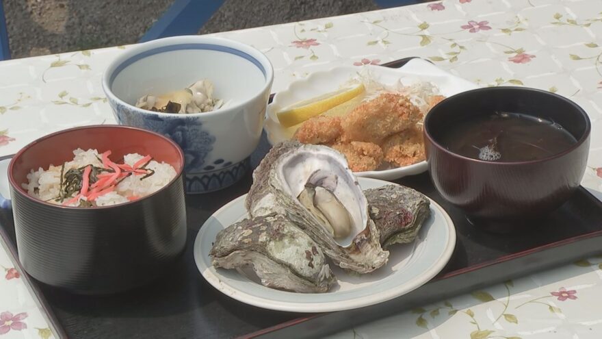 高鍋町の蚊口浜で旬の味覚を堪能