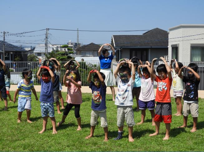 楽しくうみダンス①宮崎市ソレイユ保育園