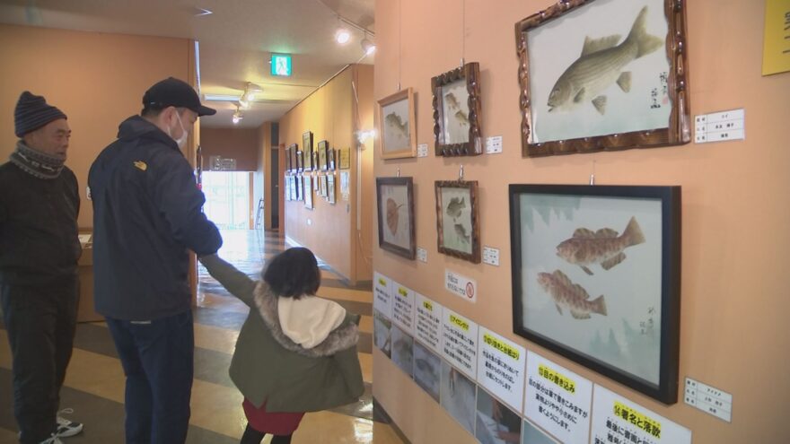 カラー魚拓の作品展