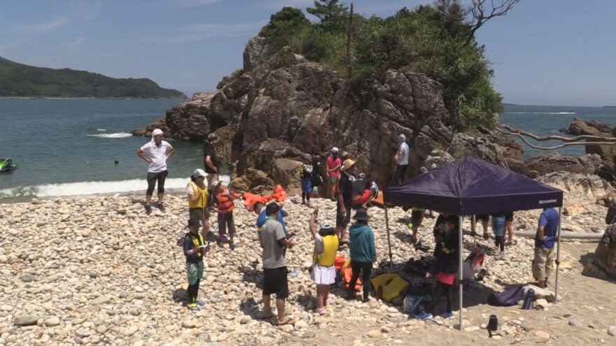 門川町の無人島で夏を満喫！