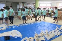 延岡市の小学校で海の生き物や環境問題について学ぶ授業
